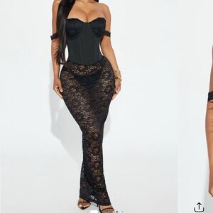 Fashion Nova Black Lace Dress